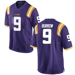 Joe Burrow Game Purple Men's LSU Tigers Football Jersey - LSU Store