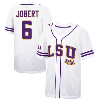 Brayden Jobert Jersey LSU Tigers Baseball NCAA College Yellow Alumni #6