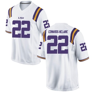 Clyde Edwards-Helaire Game Purple Women's LSU Tigers Football