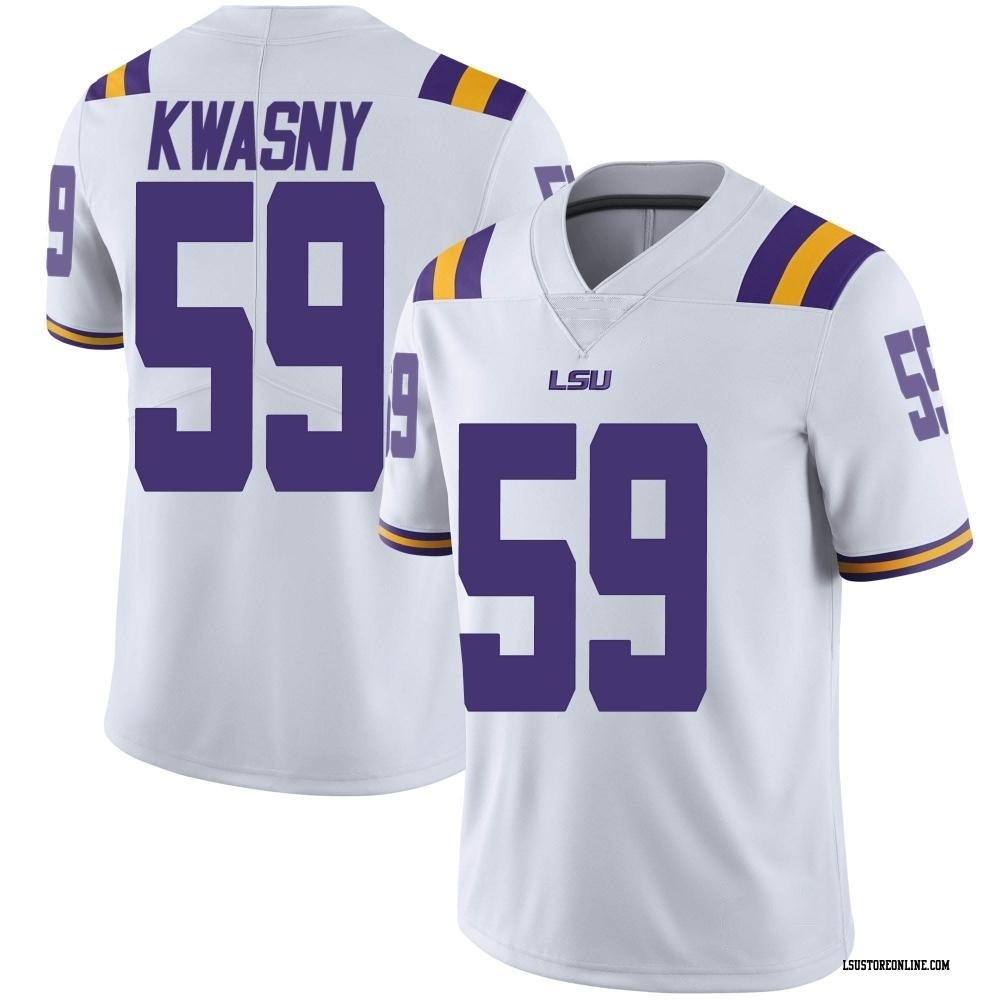 JC Kwasny Limited White Men's LSU Tigers Football Jersey - LSU Store