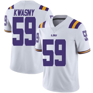 JC Kwasny Limited White Men's LSU Tigers Football Jersey - LSU Store