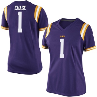 Shirts, Jamarr Chase Lsu Purple Jersey Size S