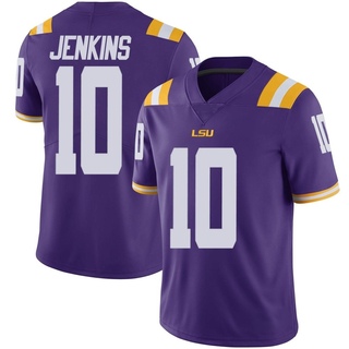 Men LSU Tigers Jaray Jenkins #10 NCAA Purple Jersey 925938-599