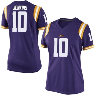 Men LSU Tigers Jaray Jenkins #10 NCAA Purple Jersey 925938-599