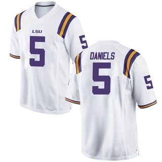 Men's Nike Devin White White LSU Tigers Game Jersey