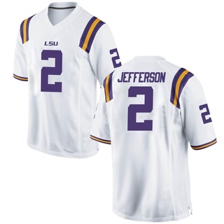 Justin Jefferson Game Purple Youth LSU Tigers Football Jersey - LSU Store