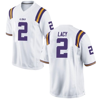 Kyren Lacy Game White Men's LSU Tigers Football Jersey - LSU Store