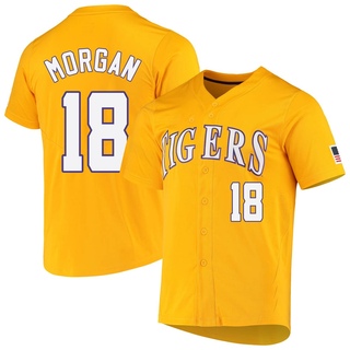 Tre' Morgan Replica Men's LSU Tigers Natural Full-Button Baseball Jersey -  LSU Store