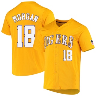 Tre' Morgan Replica Yellow Men's LSU Tigers Full-Button Baseball Jersey -  LSU Store