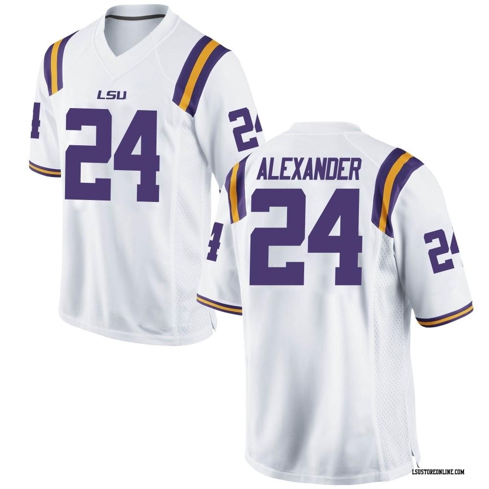 Jamarr Chase Game White Youth LSU Tigers Football Jersey - LSU Store